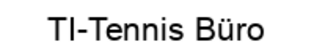 TI-Tennis Büro - pers. Anwesenheit